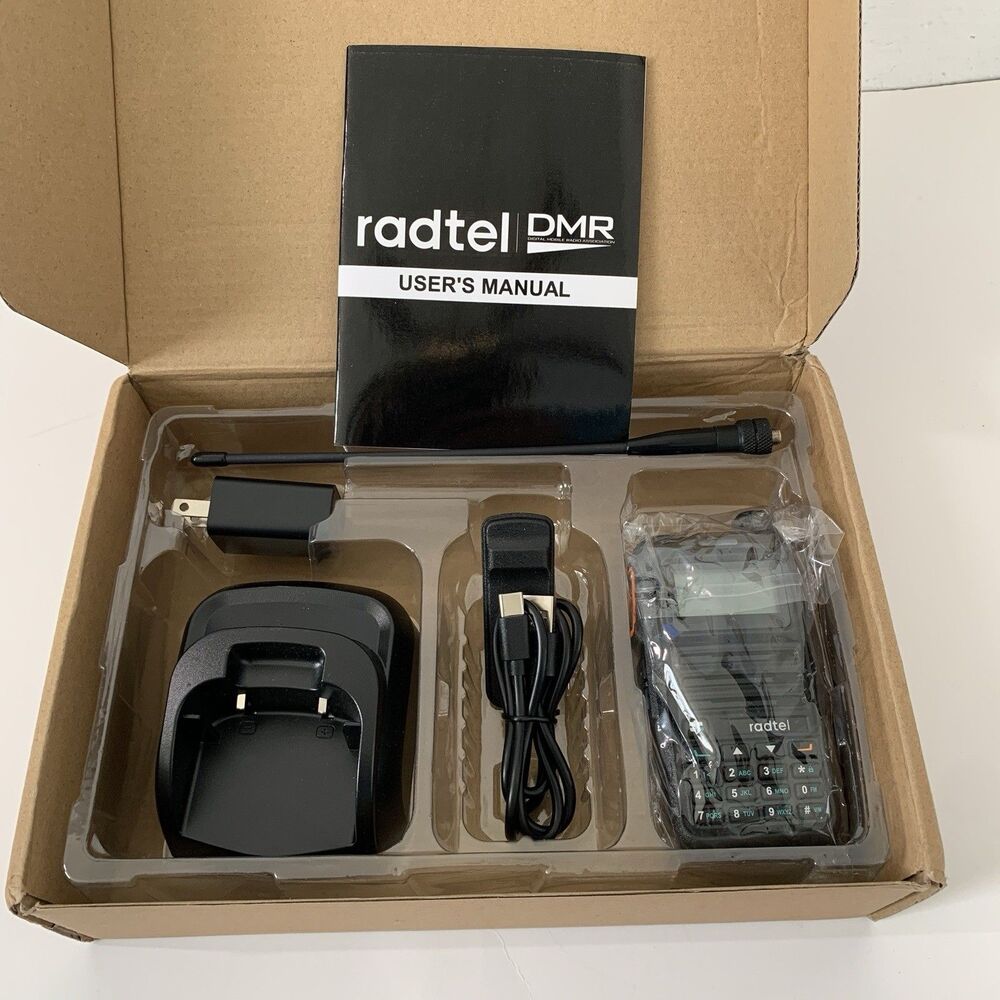 Radtel RT-4D DMR Radio Digital Walkie Talkie Dual Mode Analog Two Way NEW Open